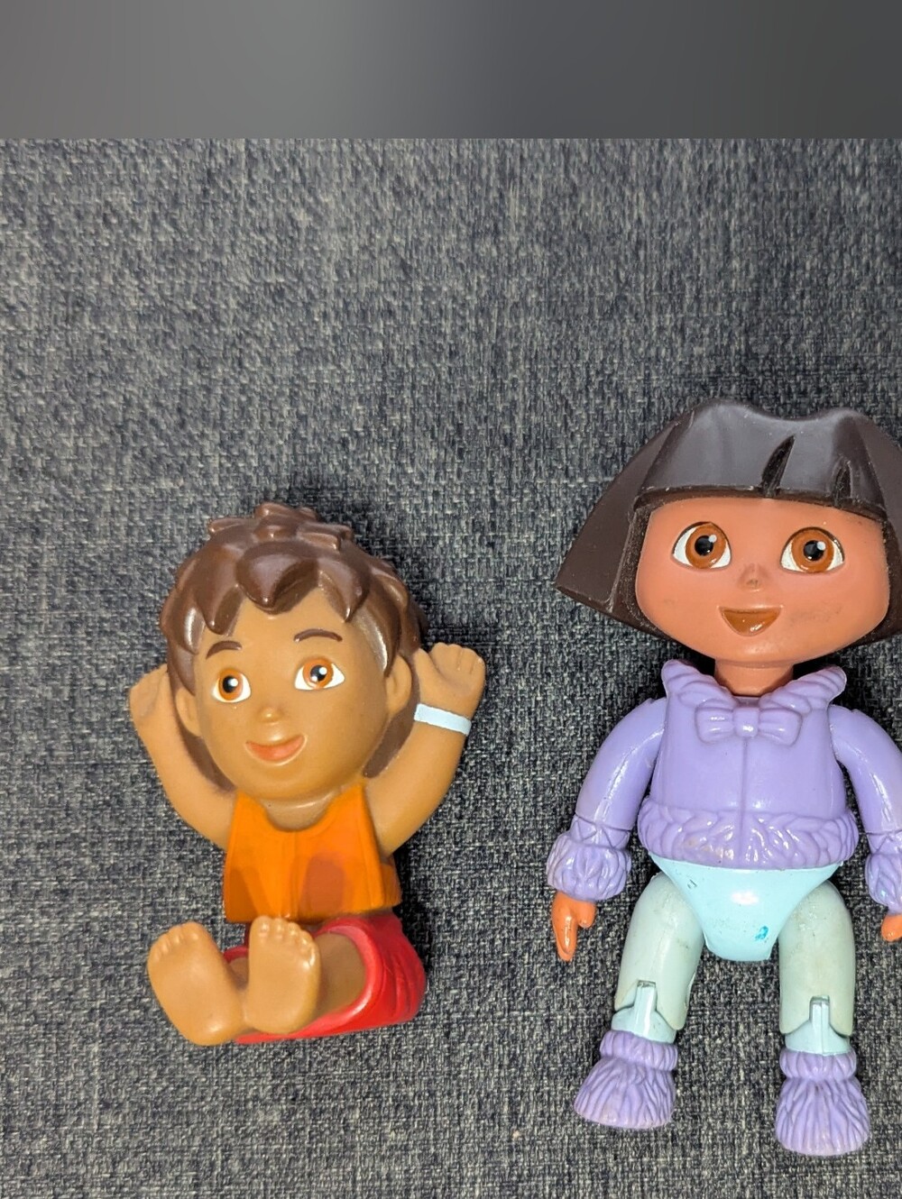 Vintage Dora The Explorer Figures Diego 2003 And Dora 2006